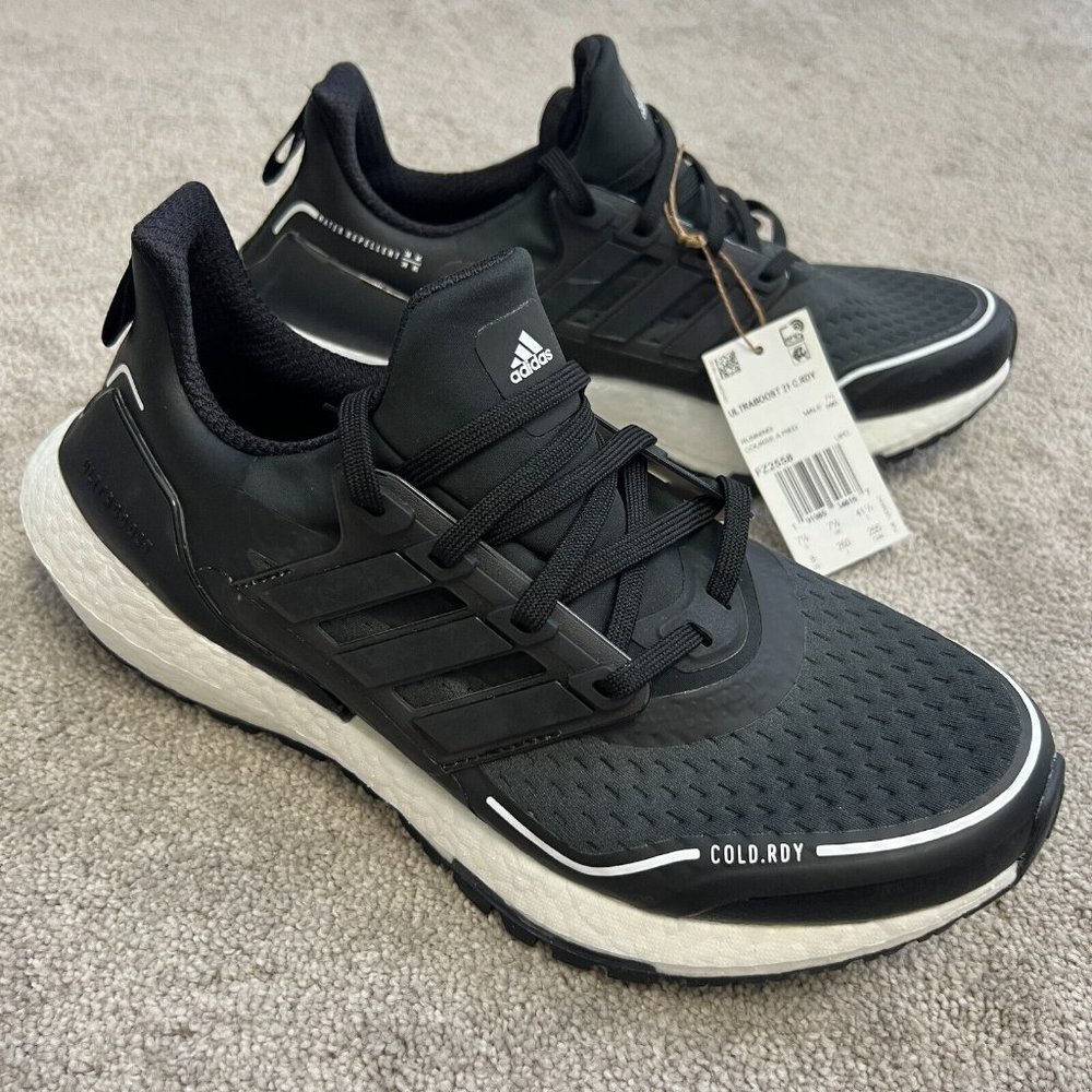 Mens 8 - adidas Ultraboost 21 C.RDY COLD RDY Running Shoes FZ2558 Black